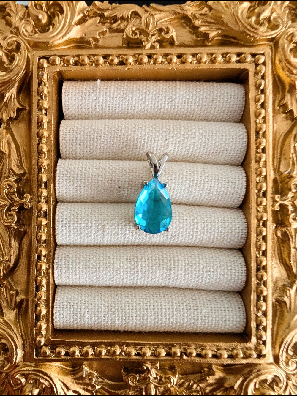 1.5 Carat Alexandrite Pendant Brilliant Ocean Turquoise Blue ⚜️💎⚜️